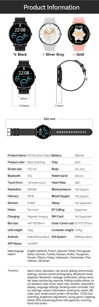 GT2 Pro Smart Watch