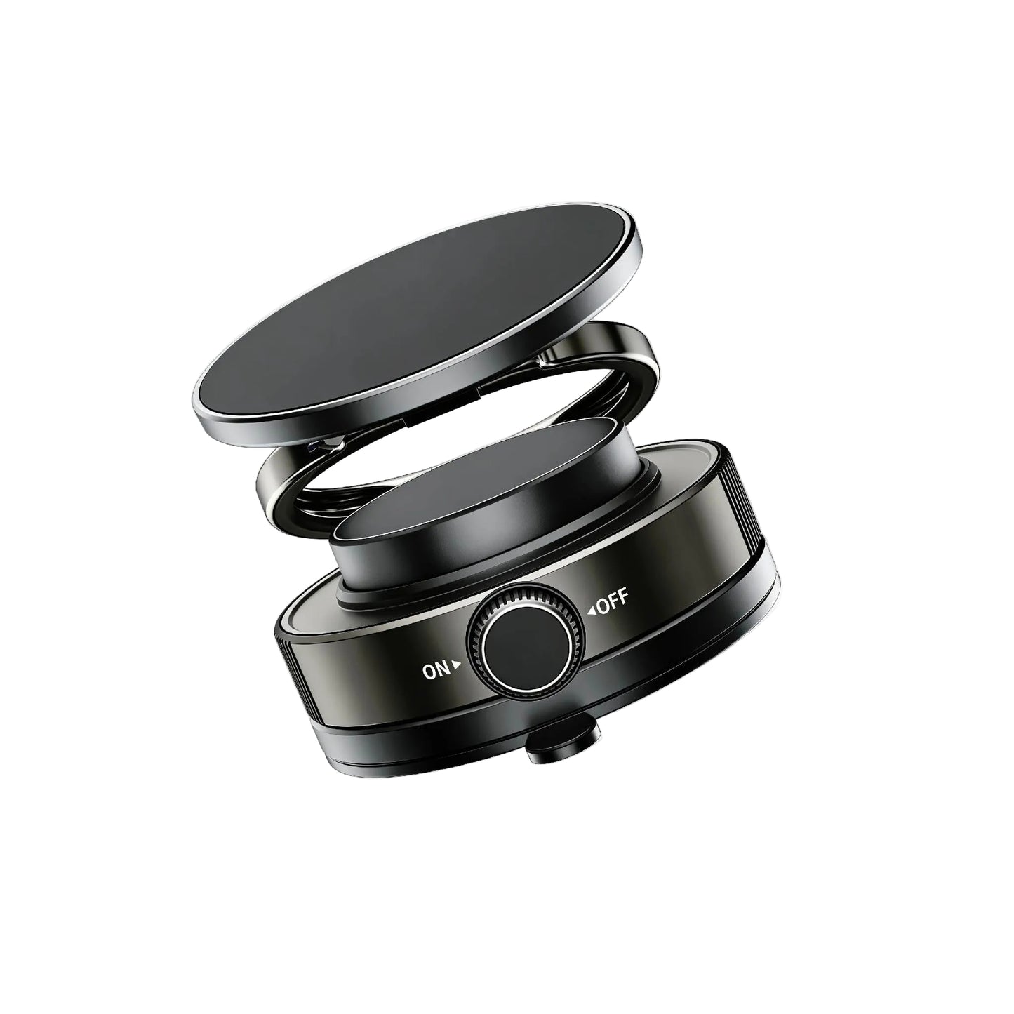 360° Black Magnetic Phone Holder