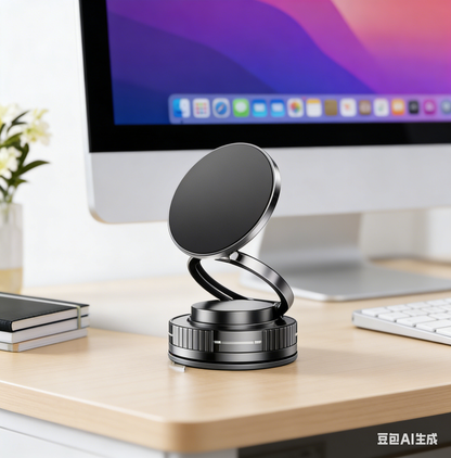 360° Black Magnetic Phone Holder