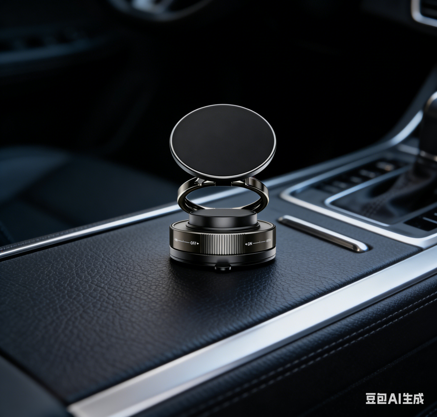 360° Black Magnetic Phone Holder