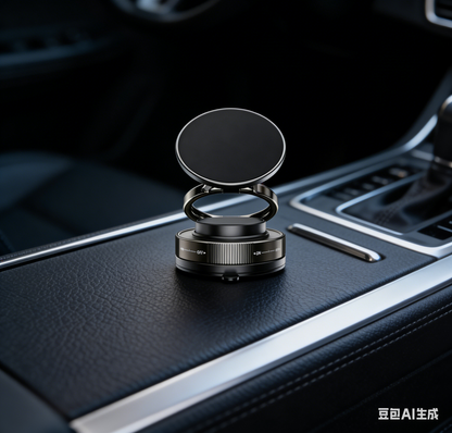360° Black Magnetic Phone Holder