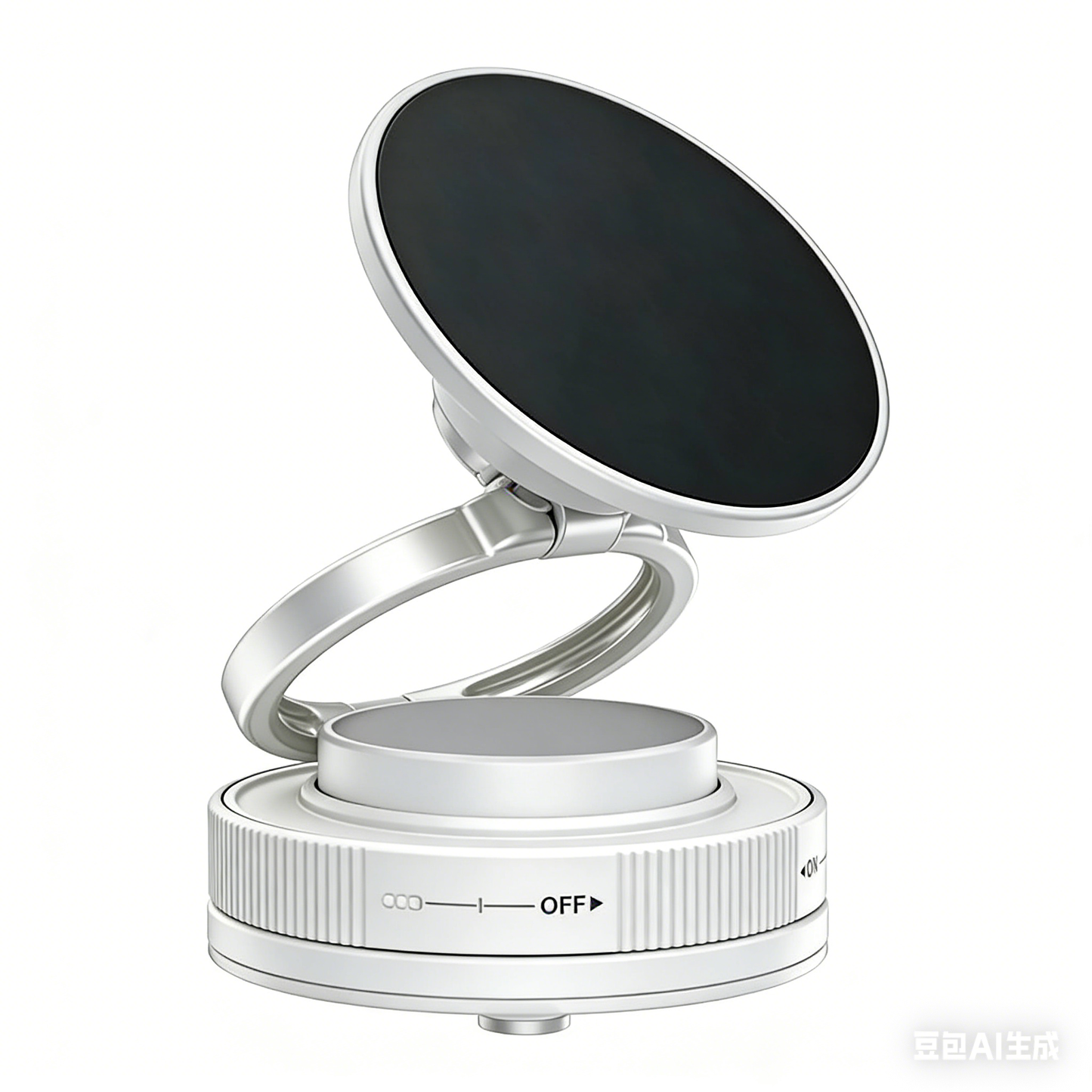 360° White Magnetic Phone Holder