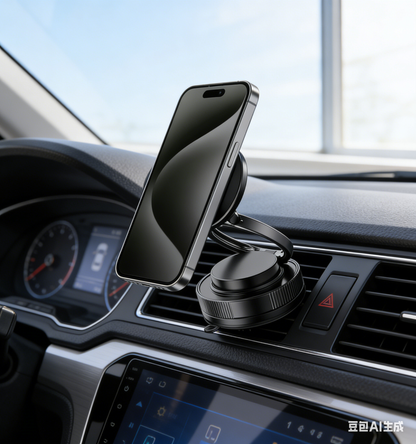 360° Black Magnetic Phone Holder