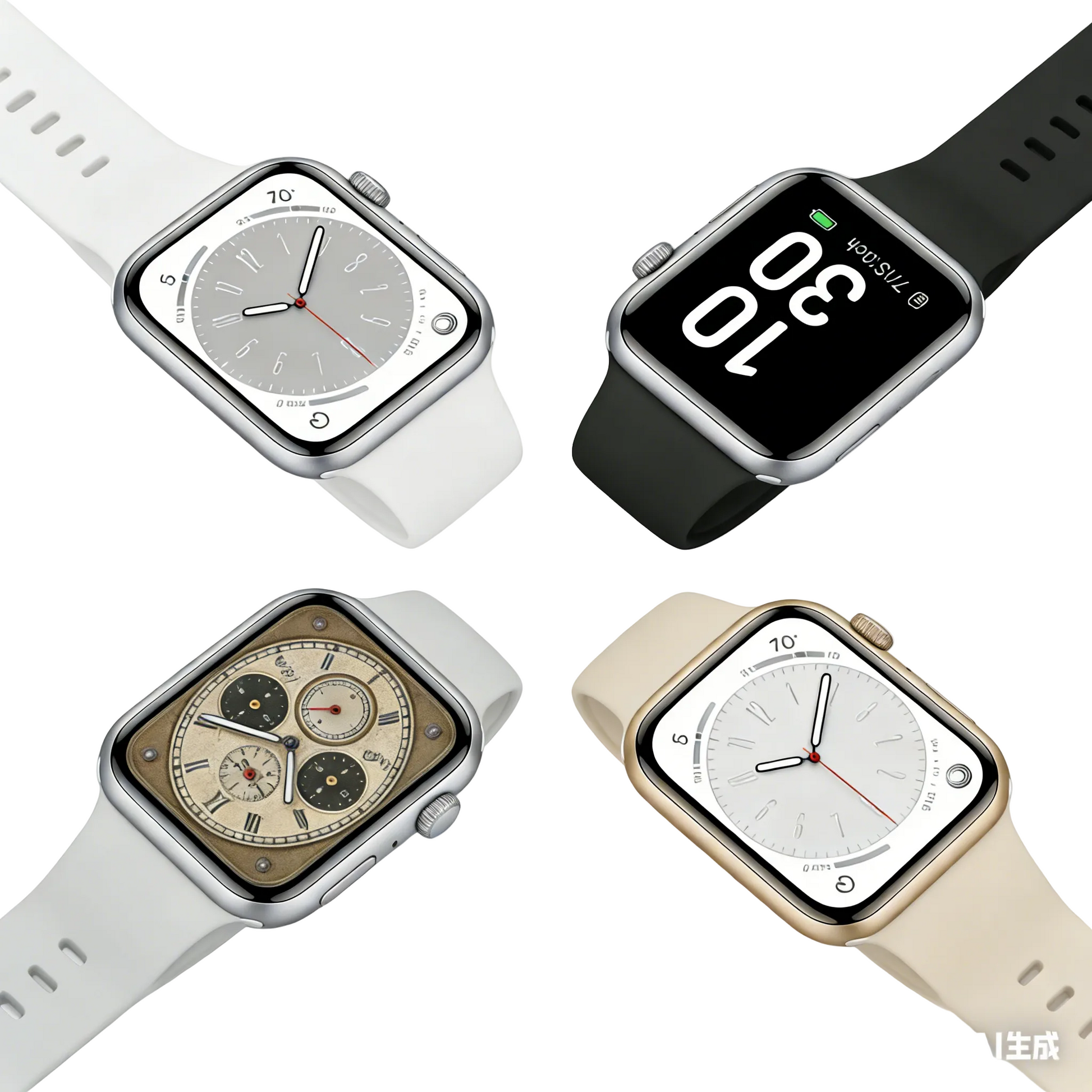 YT001 Apple-Style Smart Watch All Color Variants, Fitness Tracker with Multiple Watch Faces