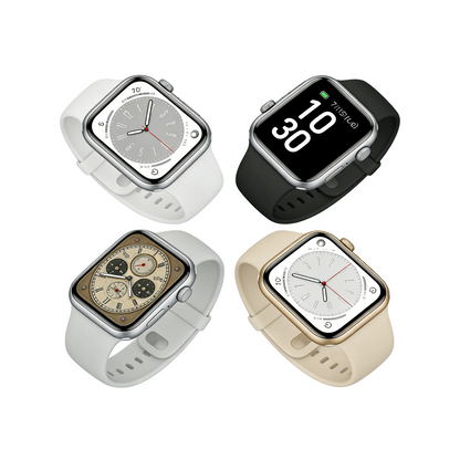 YT001 Apple-Style Smart Watch, All Band & Case Color Options, Fitness Tracker Smartwatch Collection